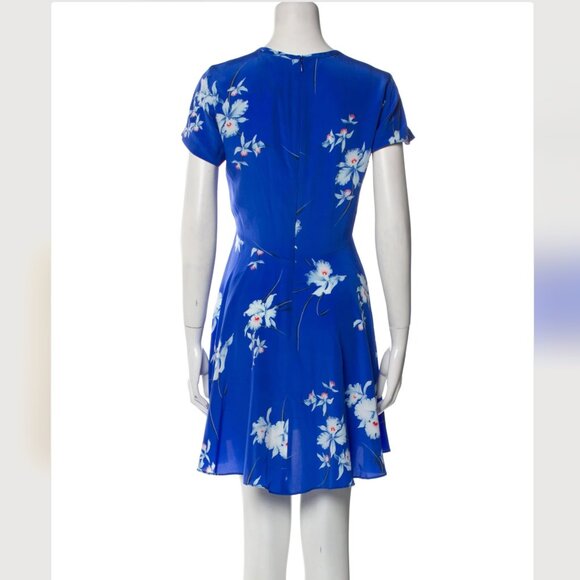 Amazing No.21 Modern Floral Print Silk Mini Dress Small - Picture 7 of 7